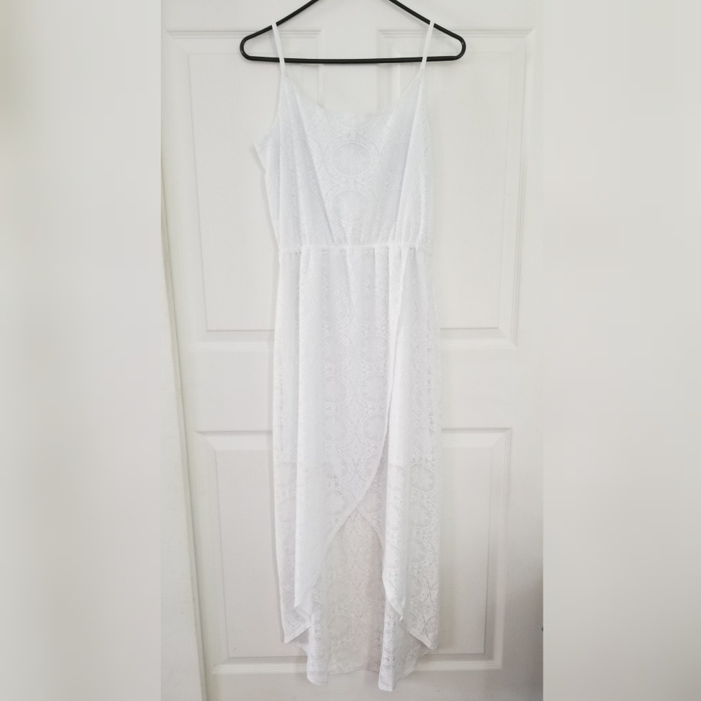 Boho White Lace Sun Dress